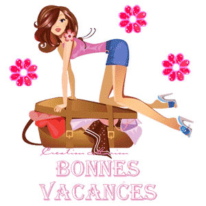 Gifs Bonnes vacances valise